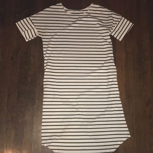 Striped tshirt dress
